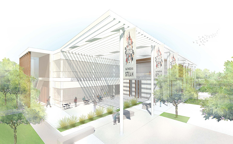Artist rendering of Applied Sciences Center