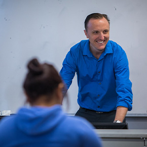 teacher speaking 