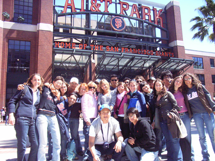 ALP students on a Fun Trip to a San Francisco Giants baseball game