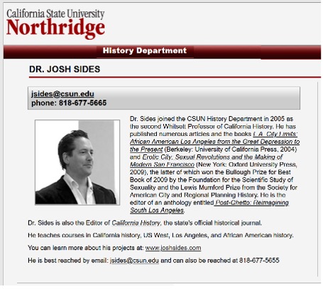 Dr. Josh Sides