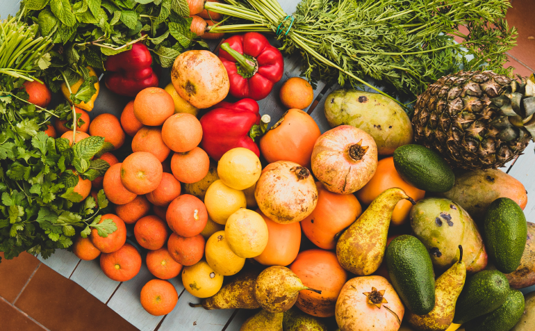 Different types of fruits