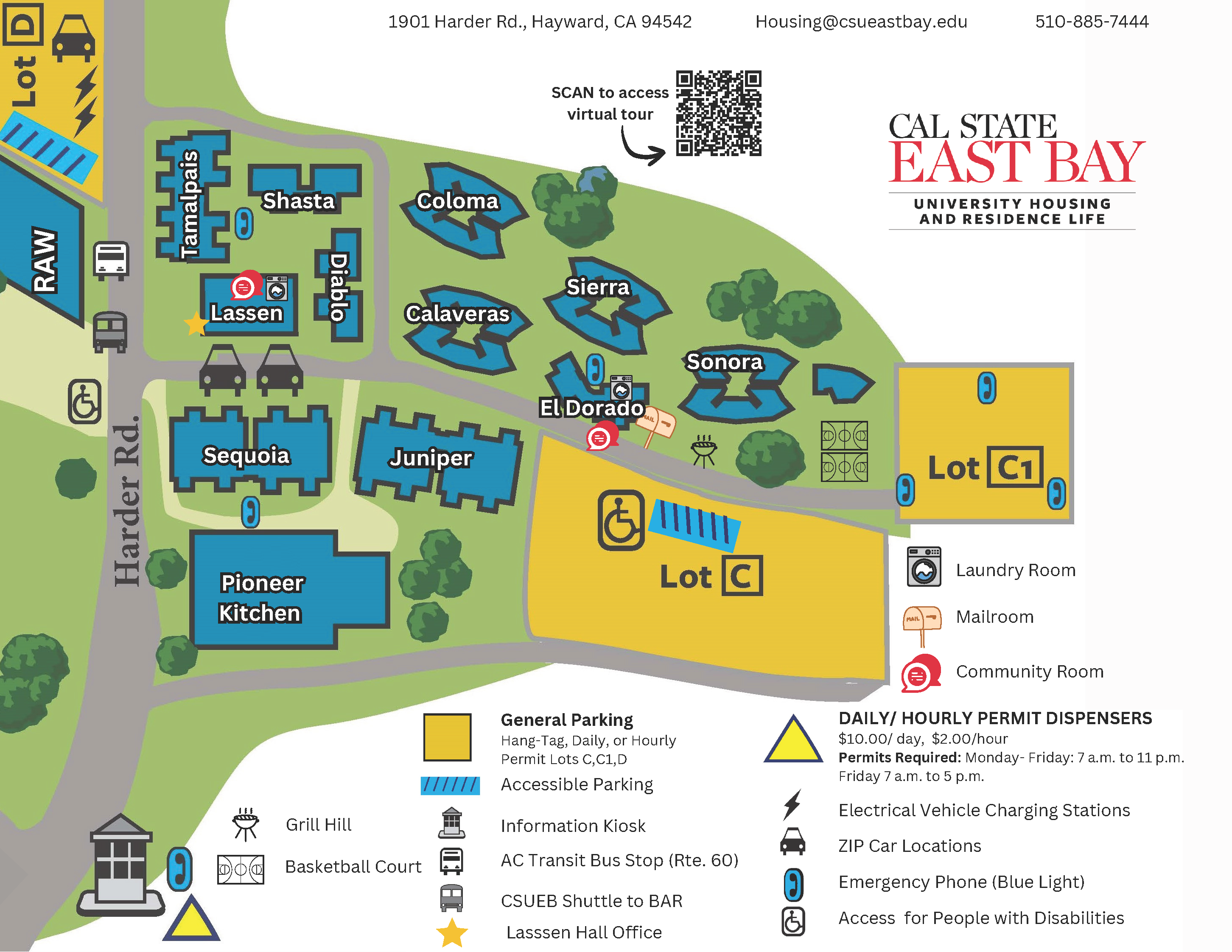 csu east bay map About Student Housing And Residence Life csu east bay map