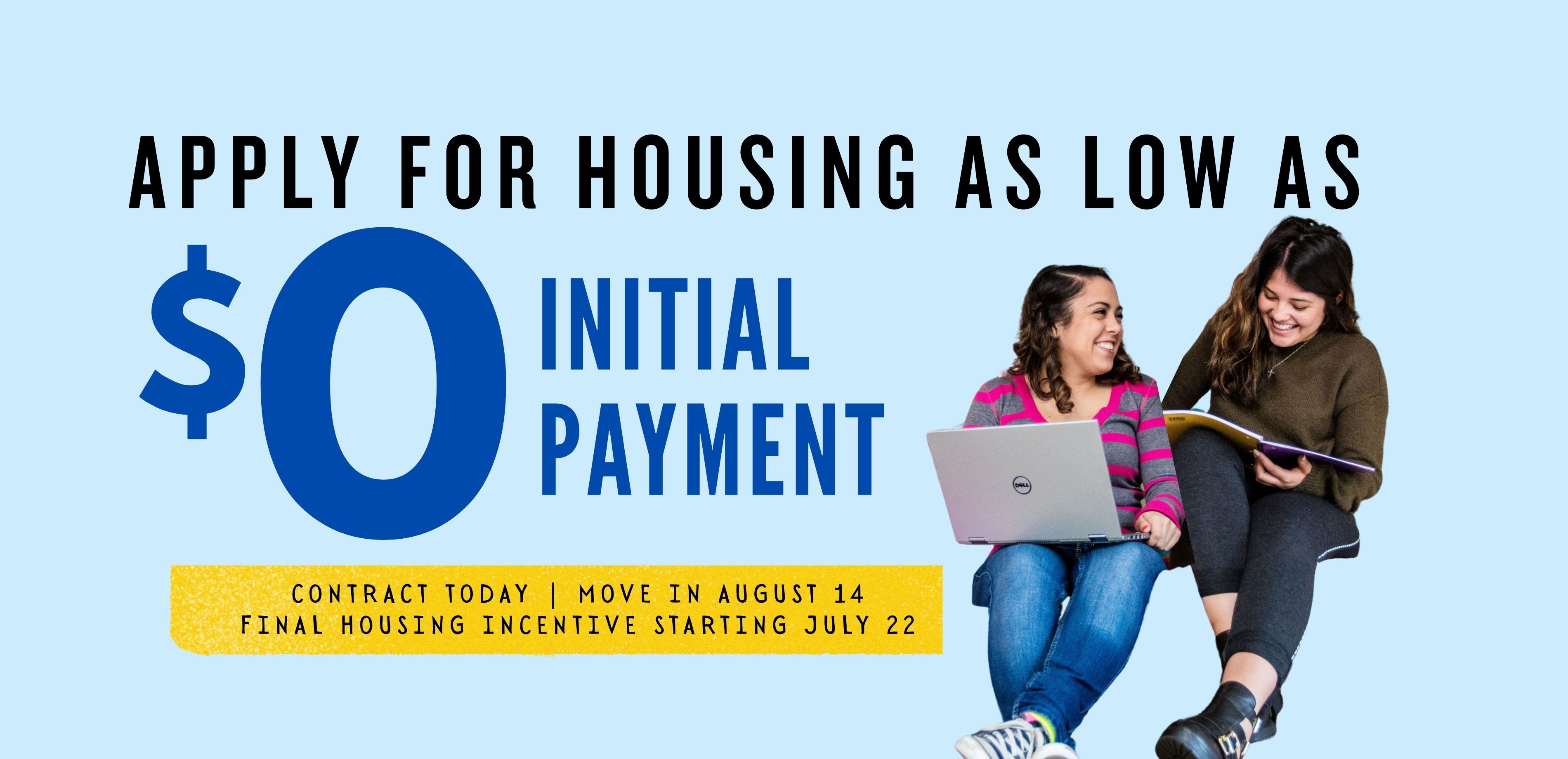 zero initial payment