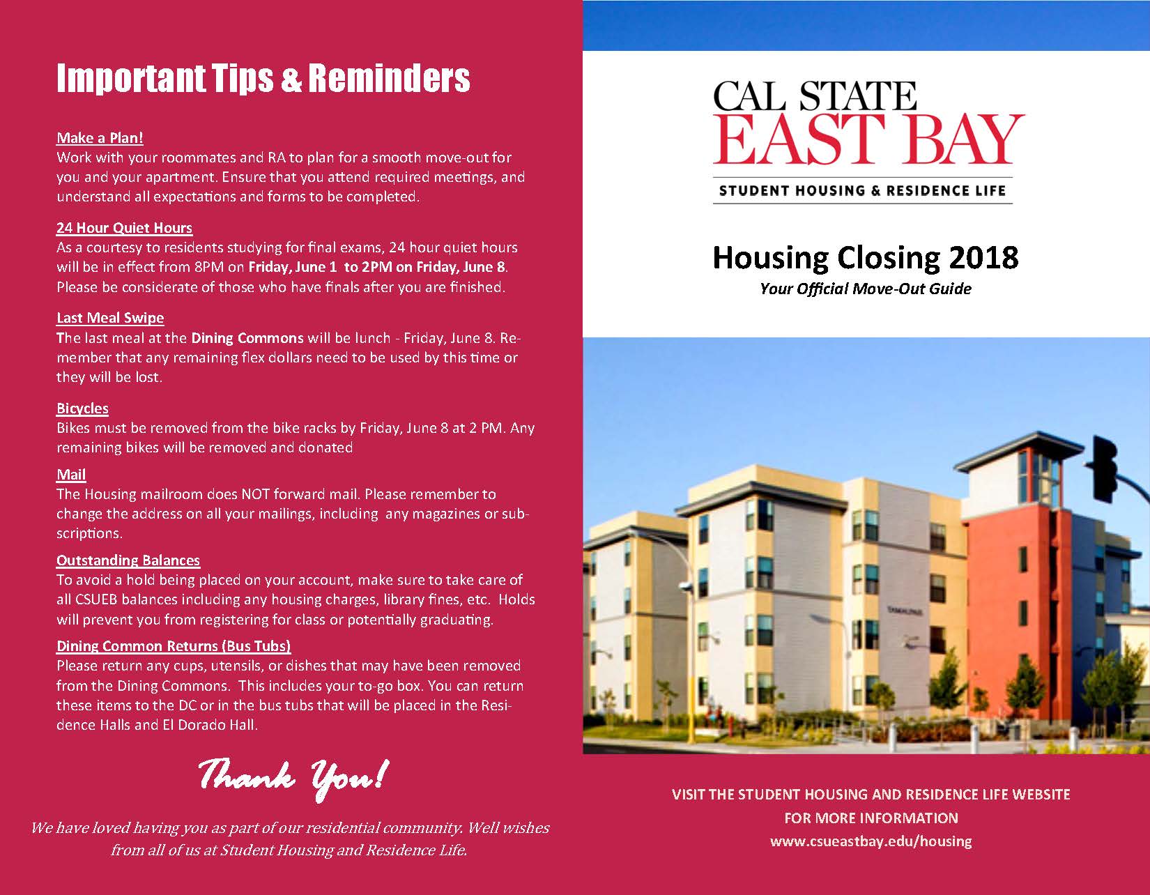 Check Out Brochure Page 1