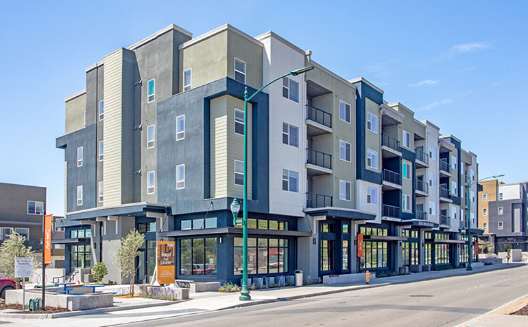 Apartment building from outside