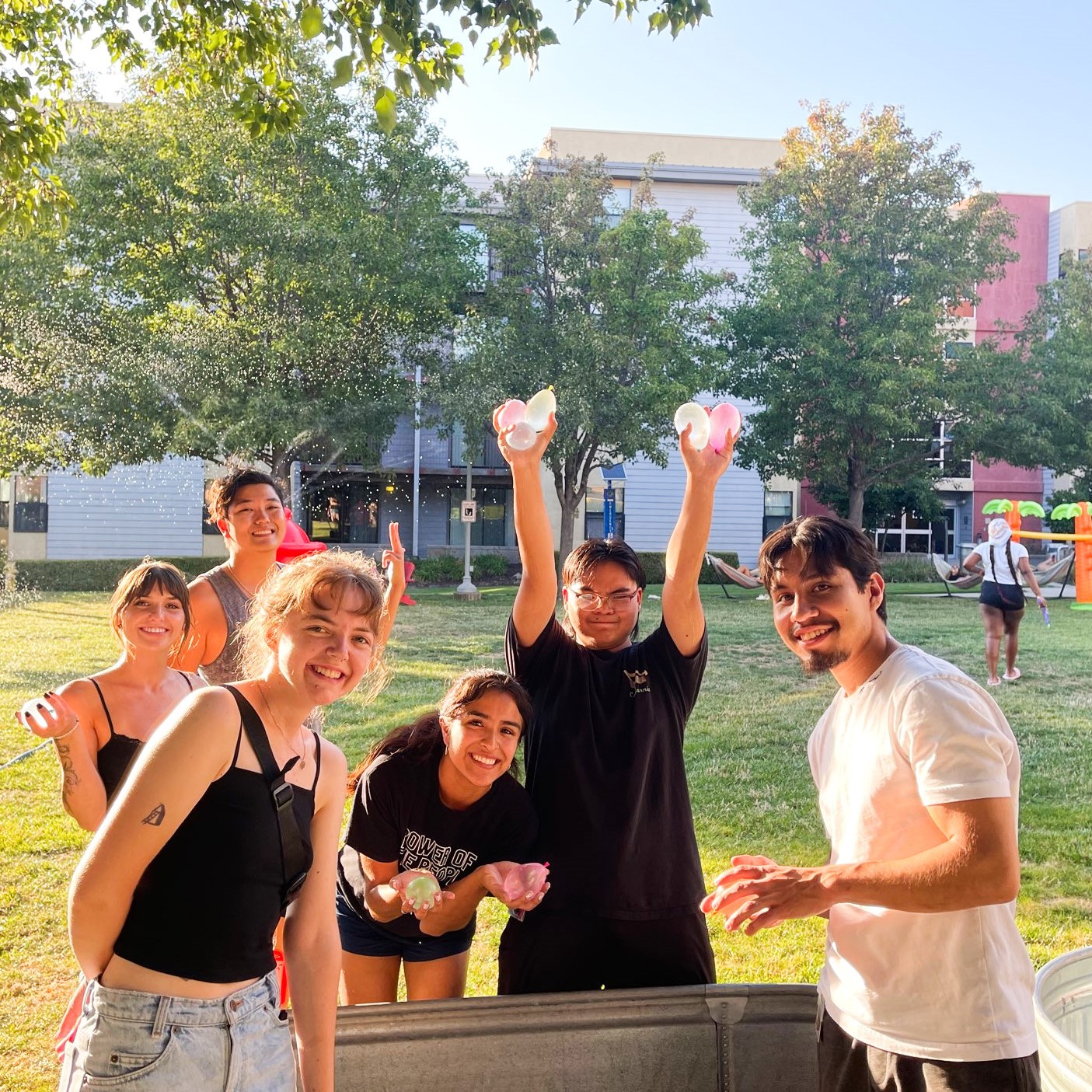 Group of Students at an event