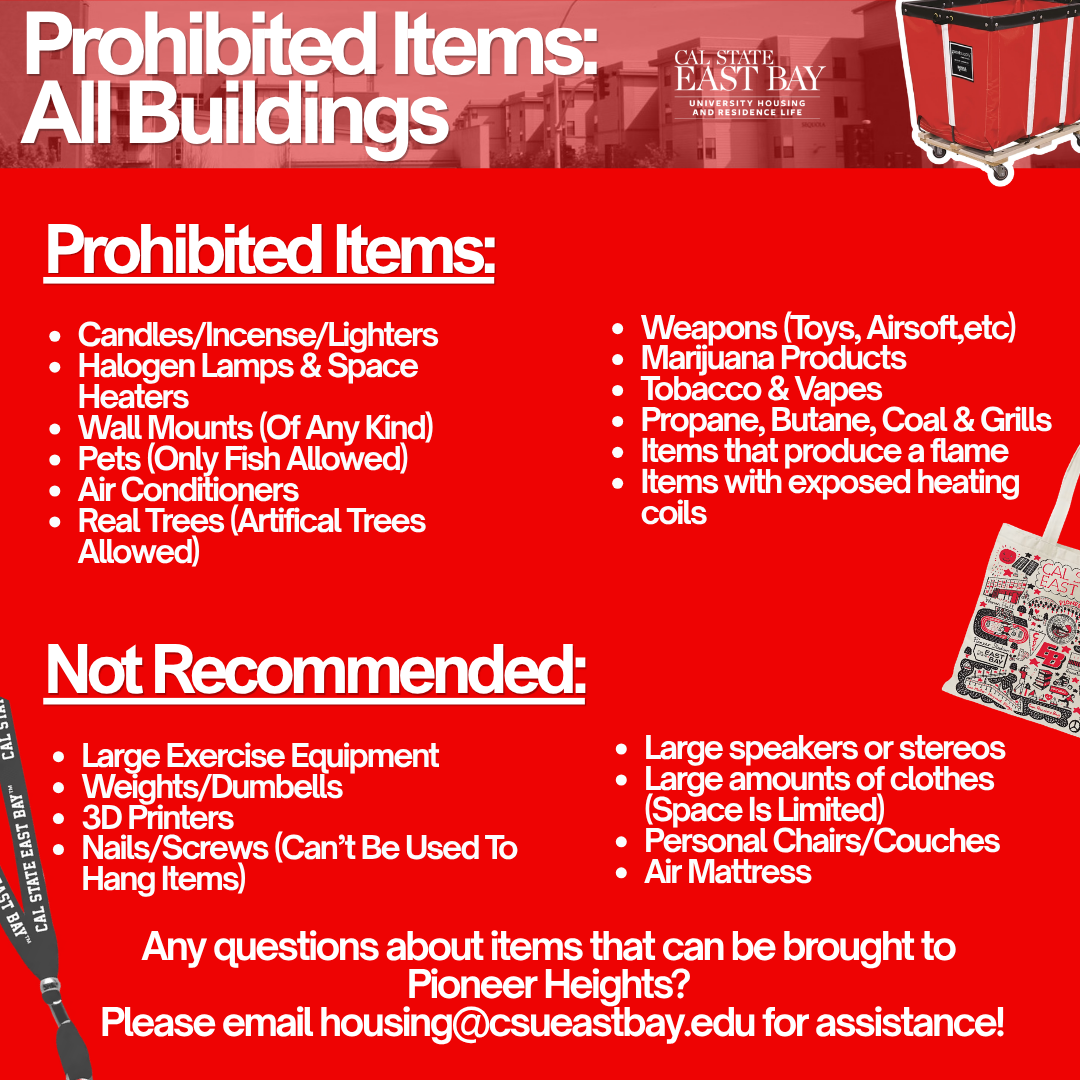 Prohibited Items