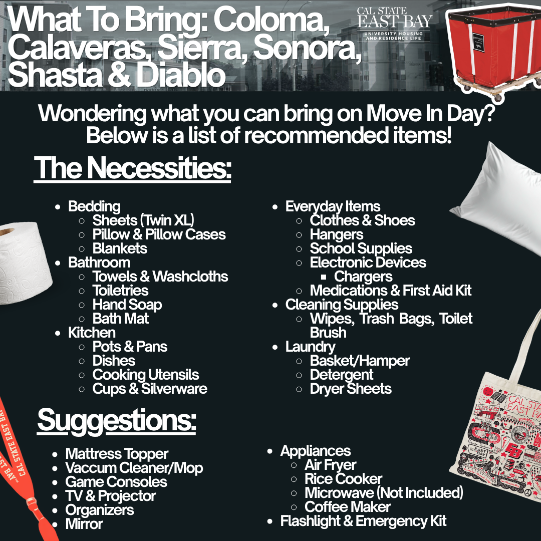 what to bring apartments