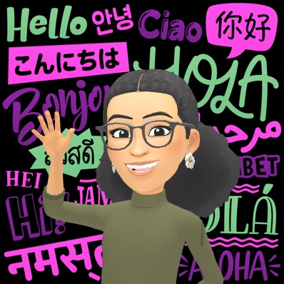 avatar of woman waving 