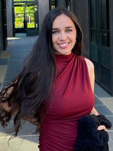 woman smiling