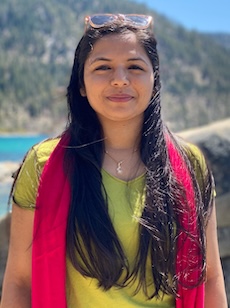 South Asian woman smiling