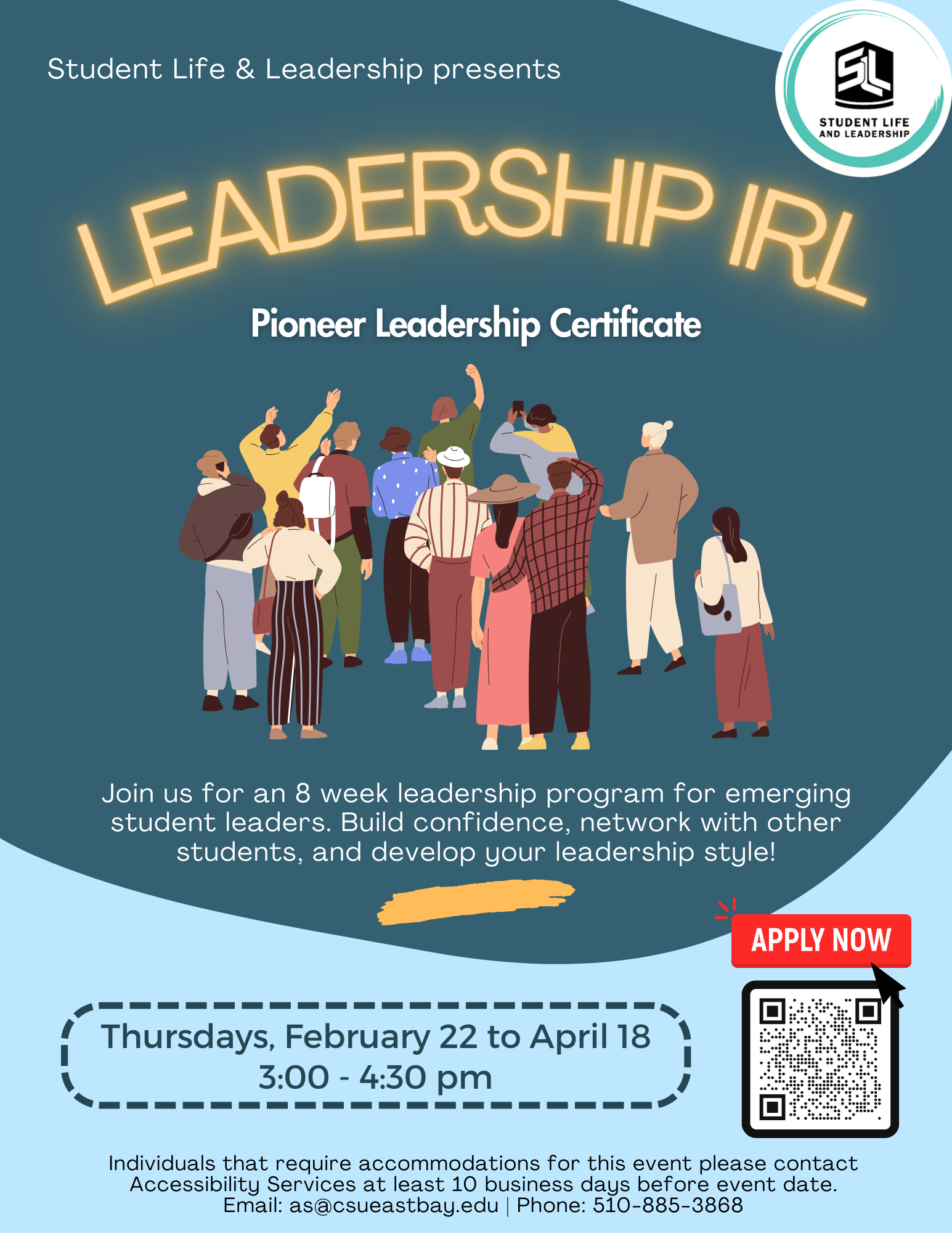 Leadership IRL flyer