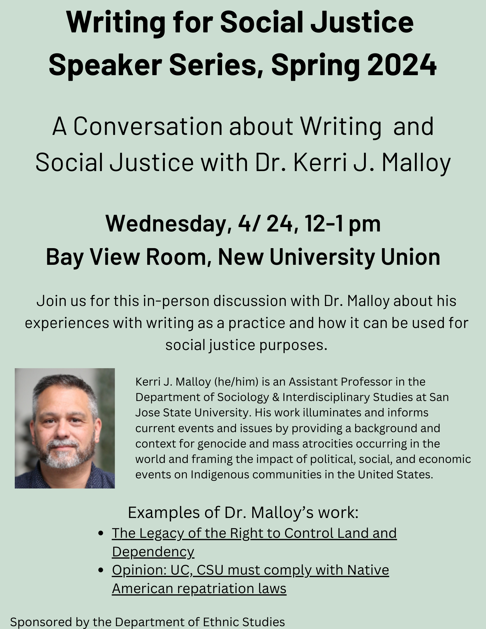 Malloy Poster