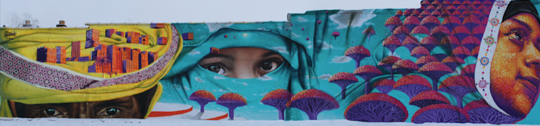 Yemeni Mural, Hamtrack, MI