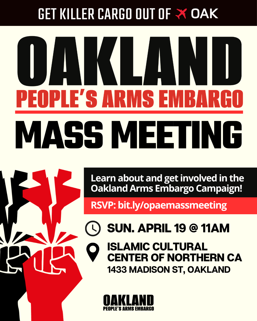 Oakland Arms Embargo