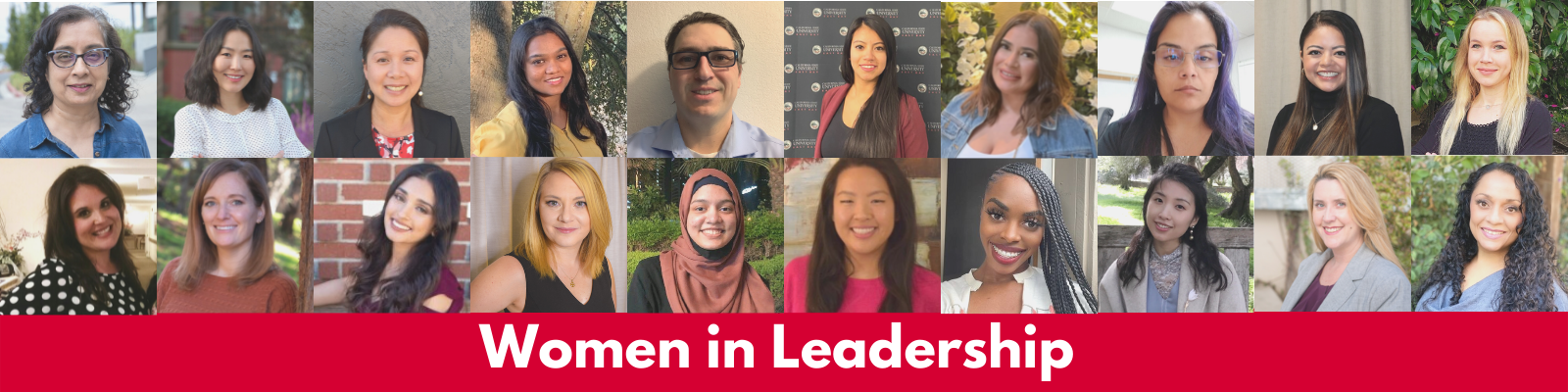 Women in Leadership Speaker Series Banner