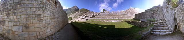 Machu picchu panoramic shot