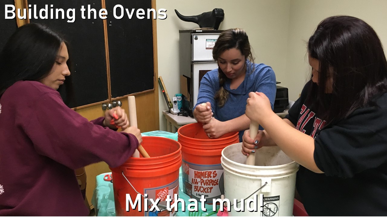 mixing the mud