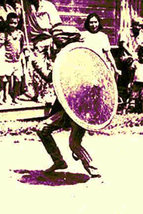 Yakan with shield