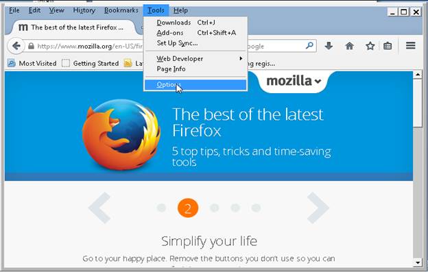 Undertools choose options