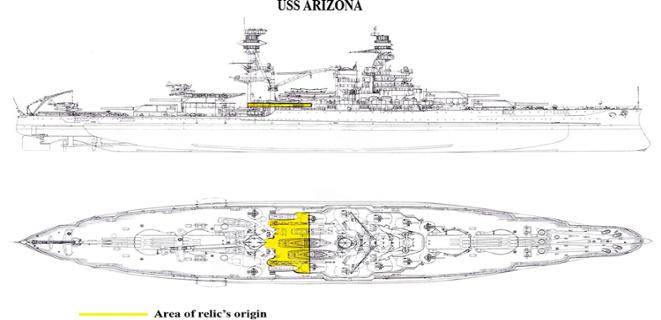 USS-Arizona-Artifact-Location