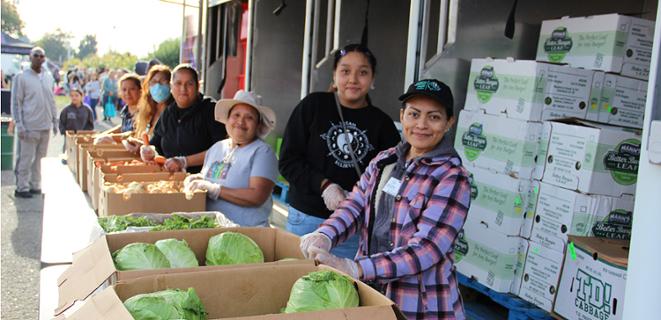 Fresh food for families