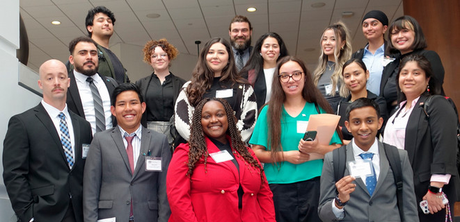 CSUEB students at the Model UN conference