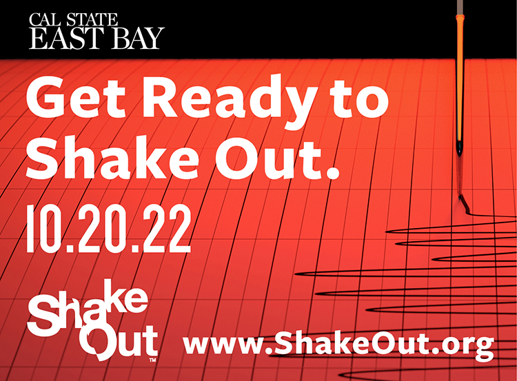 Great ShakeOut is Thursday, Oct. 20 at 10:20 a.m. 