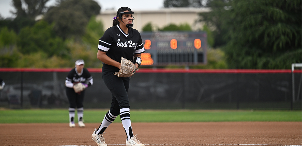 CCAA Pitcher of the Year Marissa Quintero on the field