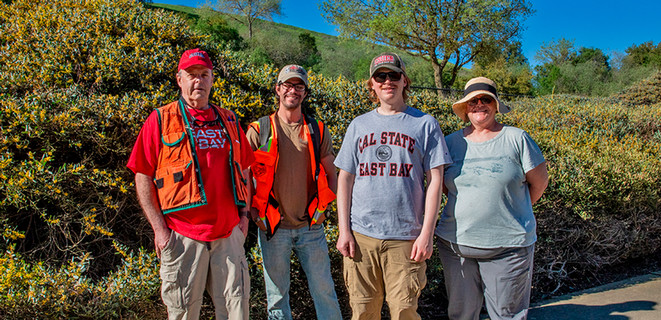 Students and scientists from CSUEB
