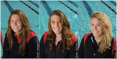 Left to Right, Claire Pierce, Erica Crain and Jayme Pekarske (By: Michael Chen)