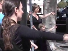 Dancers perform at Rockridge BART station.