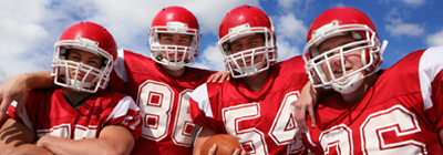 A group of football players.