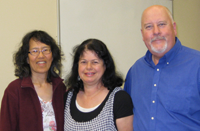 Alumni in performance are, from left, Veronica Fong, Patsy Littier Ledbetter, and Kevin Ledbetter.