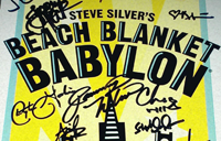 A signed Beach Blanket Babylon poster,