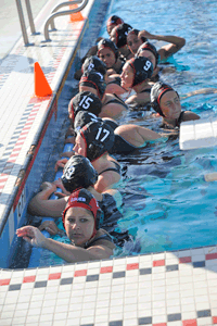 Pioneer women's water polo team