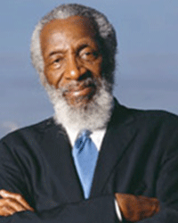 Dick Gregory, legendary comedian and social activist.