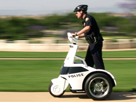 Thumbnail for the headline High tech chariot brings 21st century policing to CSUEB