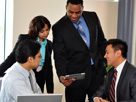 Thumbnail for the headline Four recent grads form a marketing company