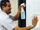 Thumbnail for the headline CSUEB switches to bio-friendly cleaning products