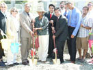 Thumbnail for the headline Students, faculty, staff break ground for Recreation and Wellness Center