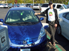 Thumbnail for the headline Electric car charging stations inspire more CSUEB drivers to go green