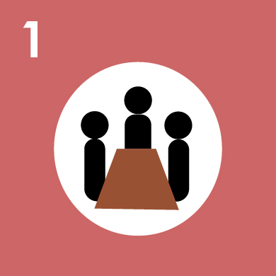 Graphic Icon representing Intial Meeting