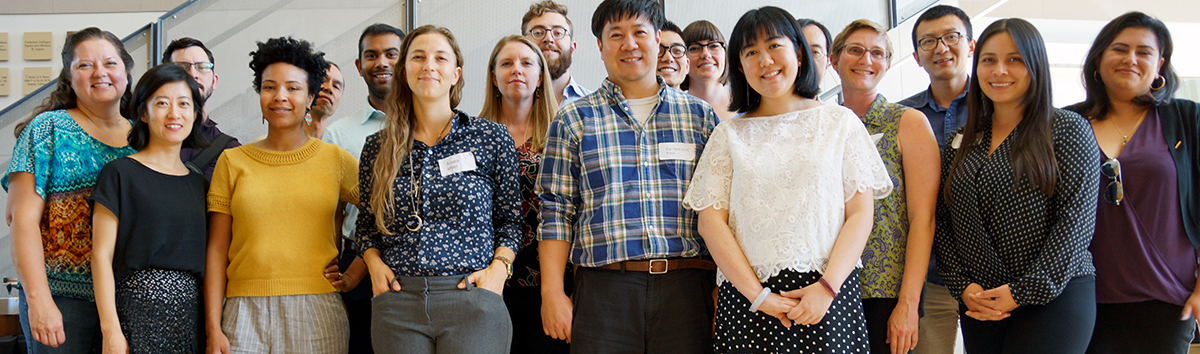 group picture of 19-20 new faculty members