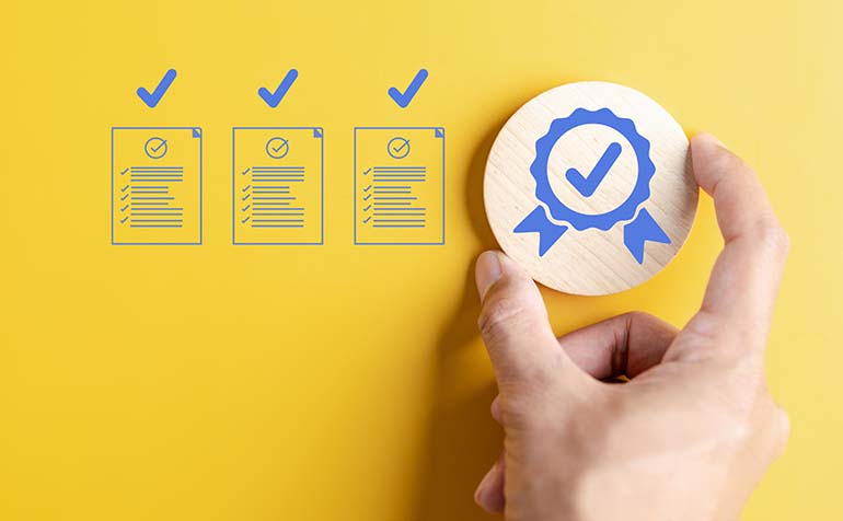 button for Online & Hybrid Course Quality Assurance Program