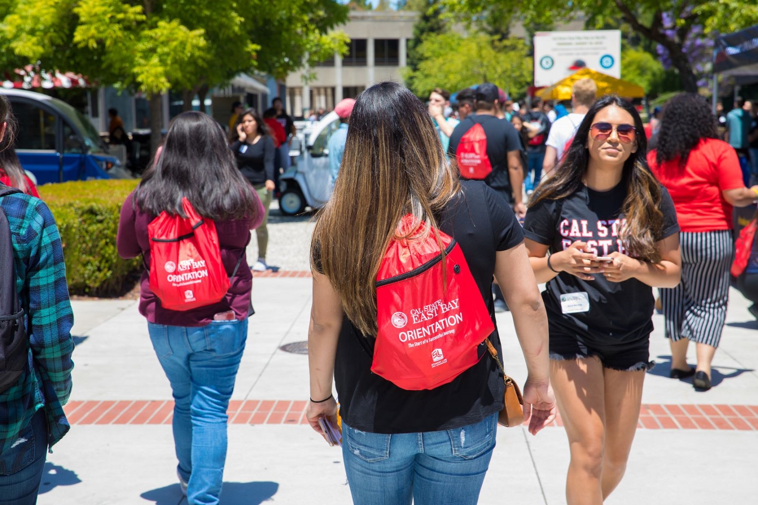 Students at Orientation 