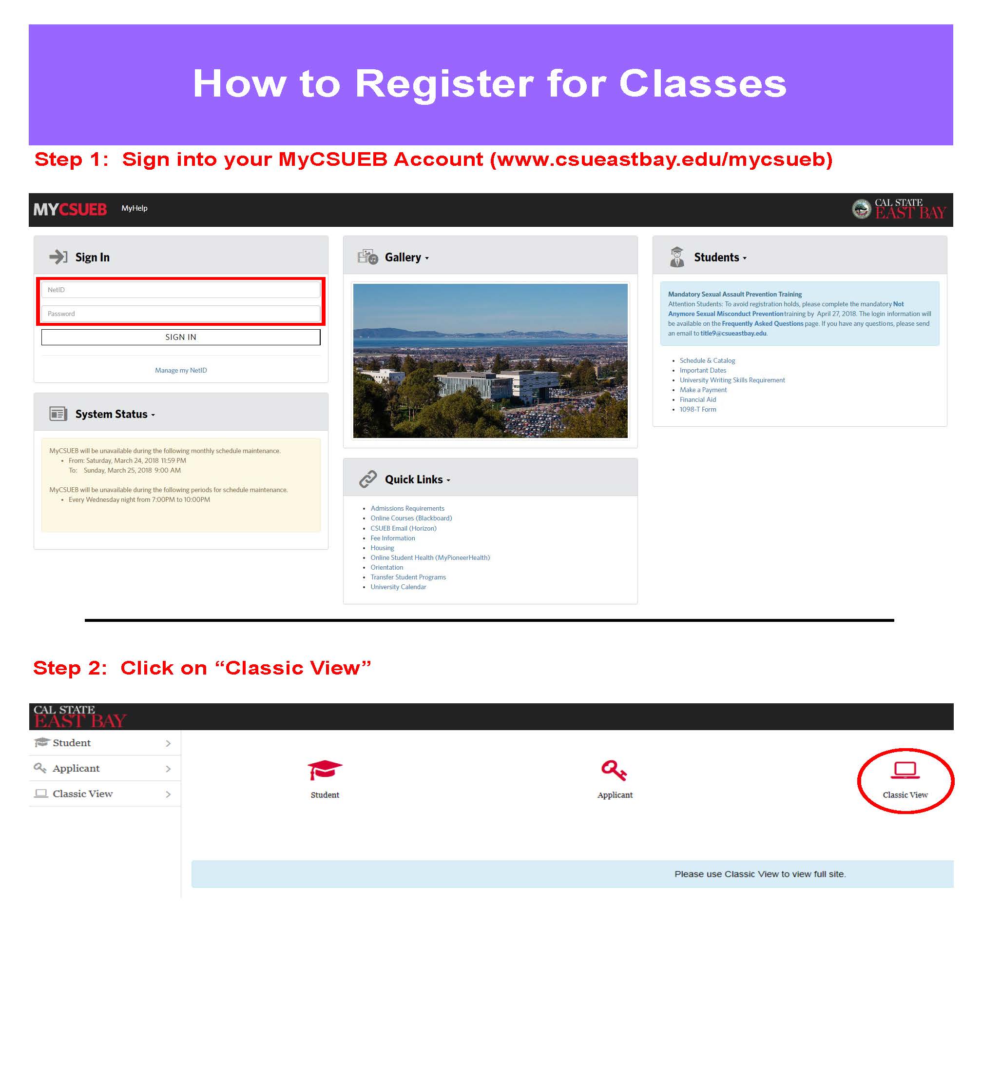 Csueb blackboard on sale