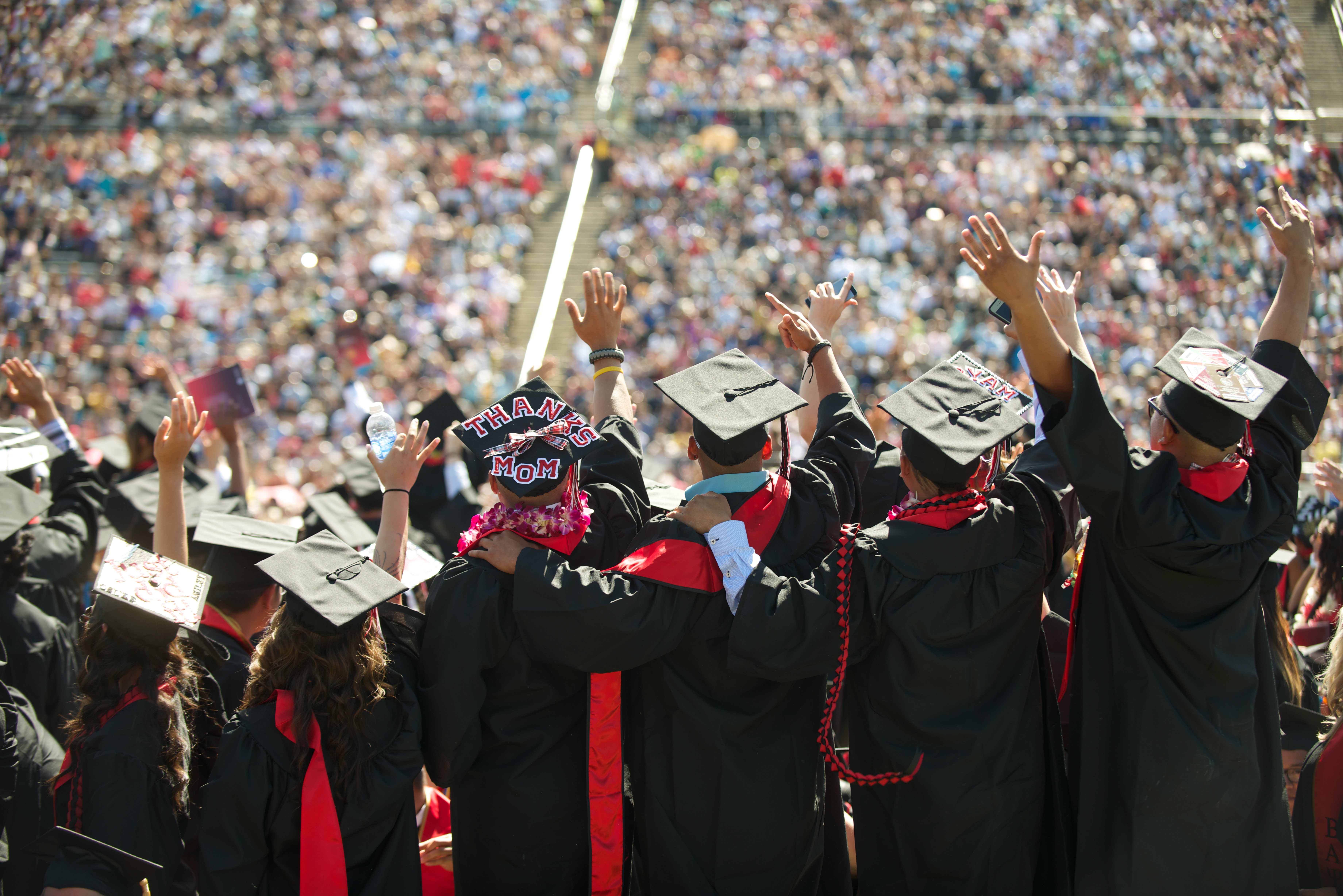 Students on Sidewalk