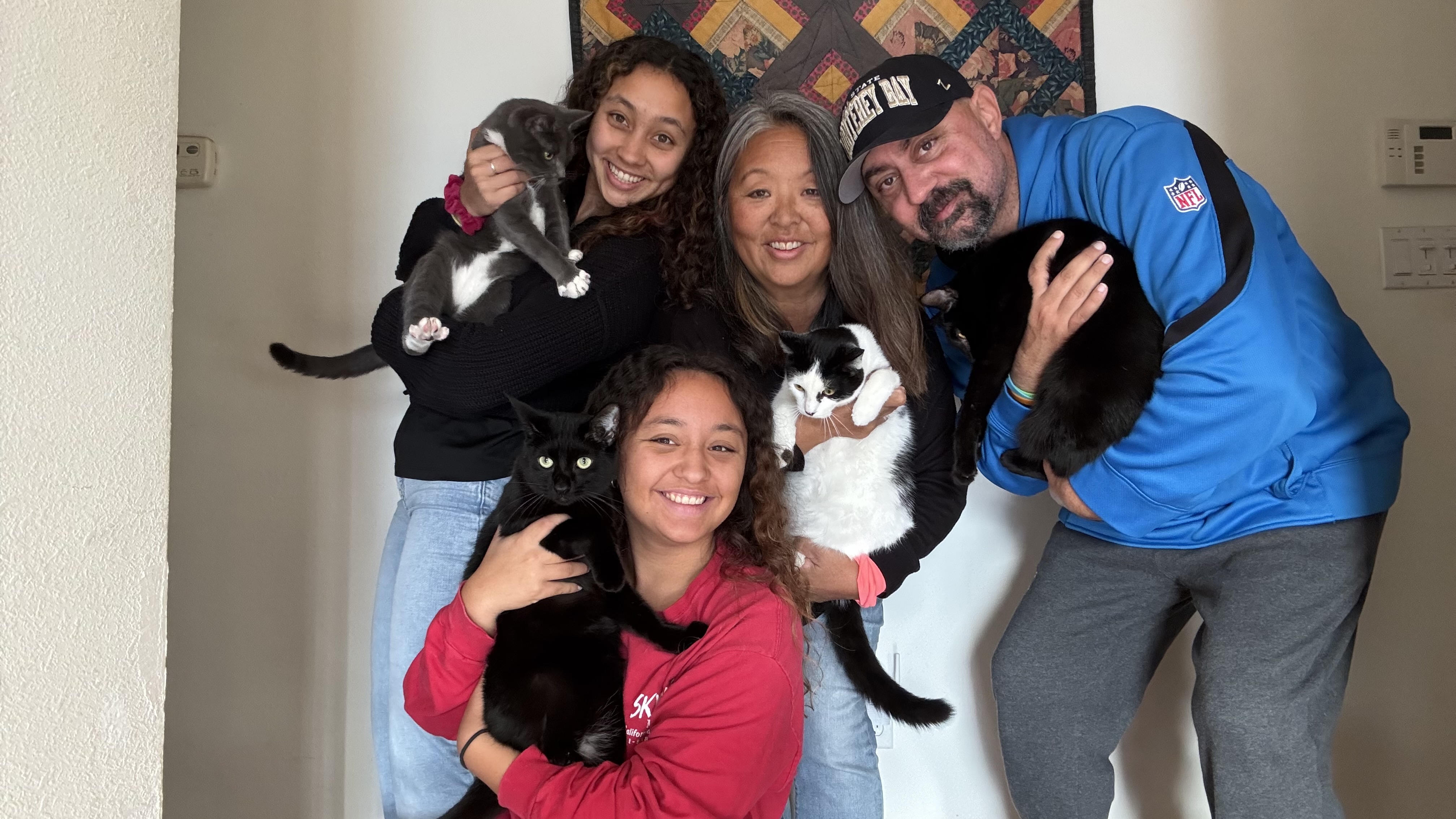 Student With family & pets