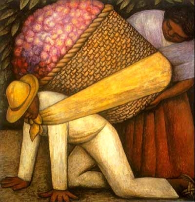 Rivera, Diego art Flower Carrier